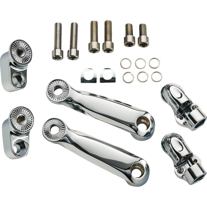 Ciro Adjustable RydeCulture Charles Chapa Peg Mounts – Passenger – Chrome – Indian 6R200