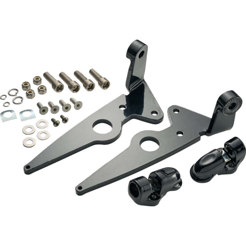 Ciro Highway Peg Mounts – Driver – Black – Indian 66201