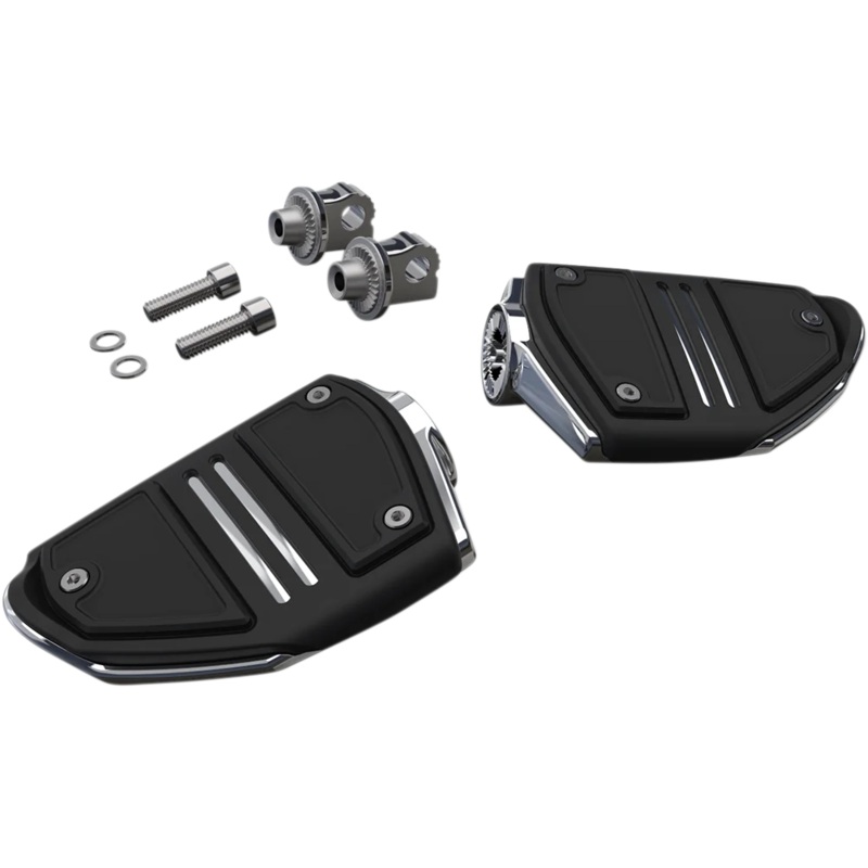 Ciro Twin Rail Footpeg – With Mount – Chrome 61405