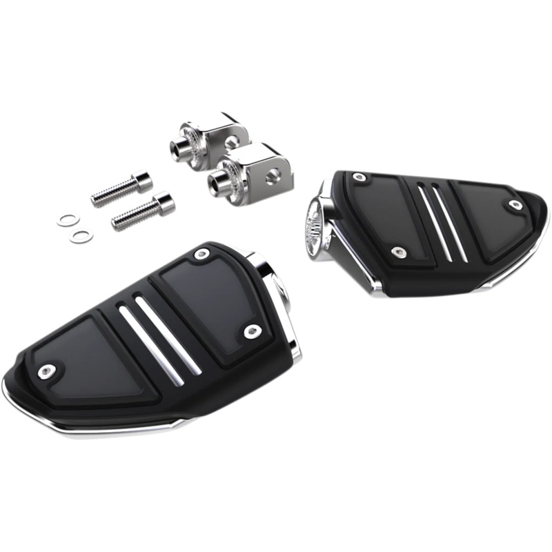 Ciro Twin Rail Footpeg – With Mount – Chrome – Softail 61406