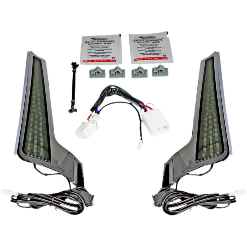 Custom Dynamics Fascia LED Light Panels – Chrome/Smoke CD-FASCIA-HD-CS