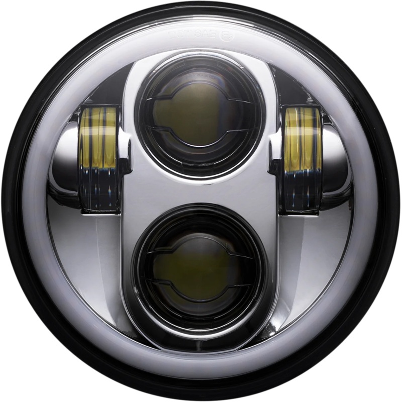 Custom Dynamics Headlight – Chrome CD-575-H-C