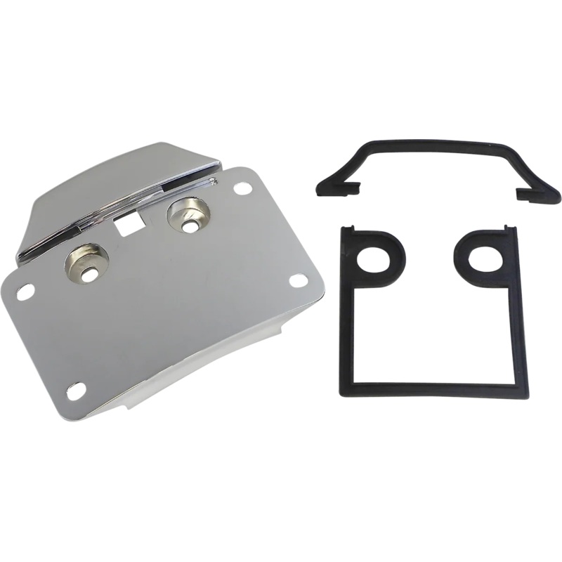 Custom Dynamics License Plate Mount – CVO – Chrome CD-CVO-MOUNT-C