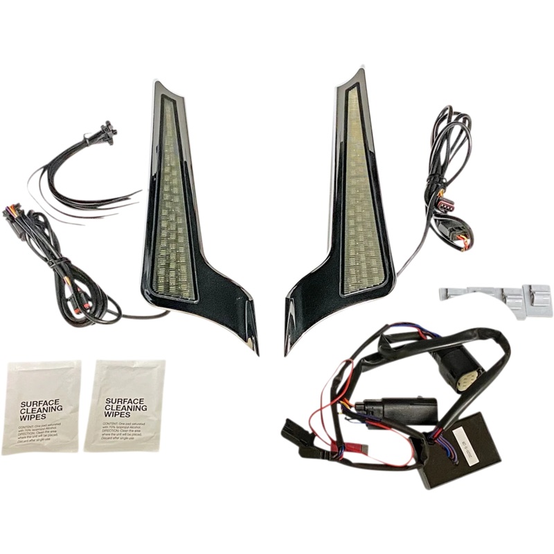 Custom Dynamics Panel Lights – Chrome – Smoke Lens CD-FASCIADCBCMC