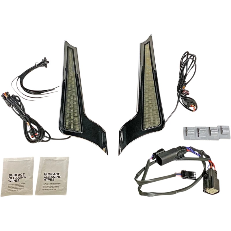 Custom Dynamics Panel Lights – Chrome – Smoke Lens CD-FASCIADCSS6C