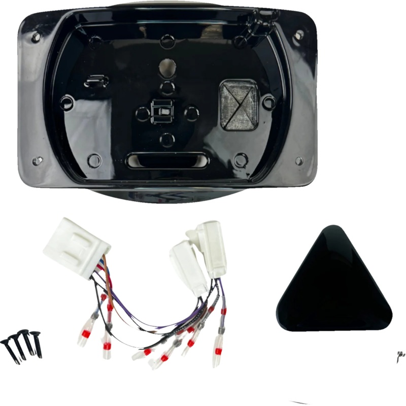 Custom Dynamics Taillight Eliminator/License Plate Mount – Black CD-ELIM-TL-B