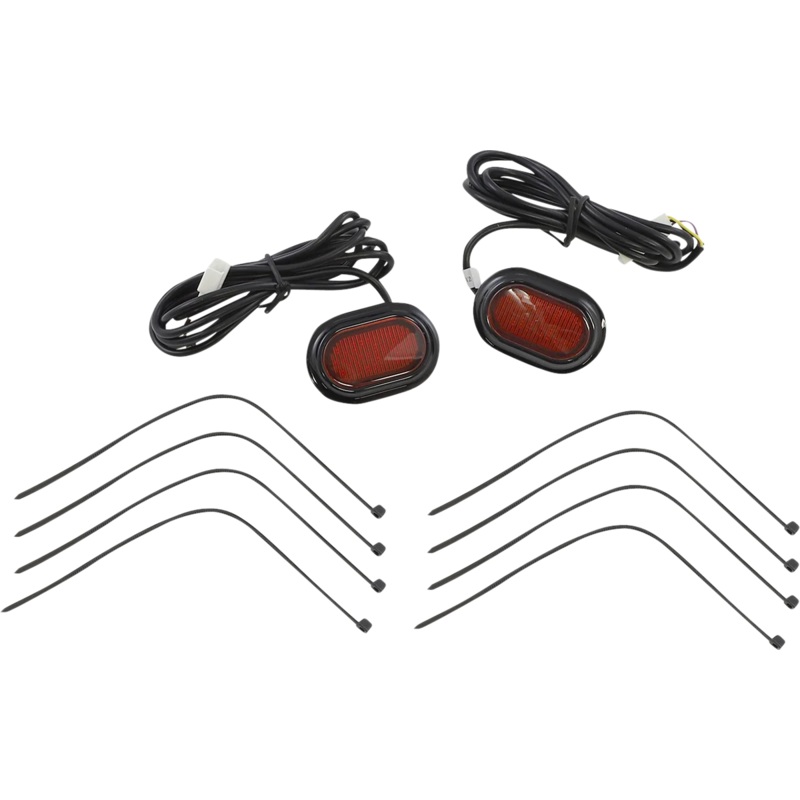 Custom Dynamics Antenna Grommet Light – Red Lens – Black CD-PLUG-RB
