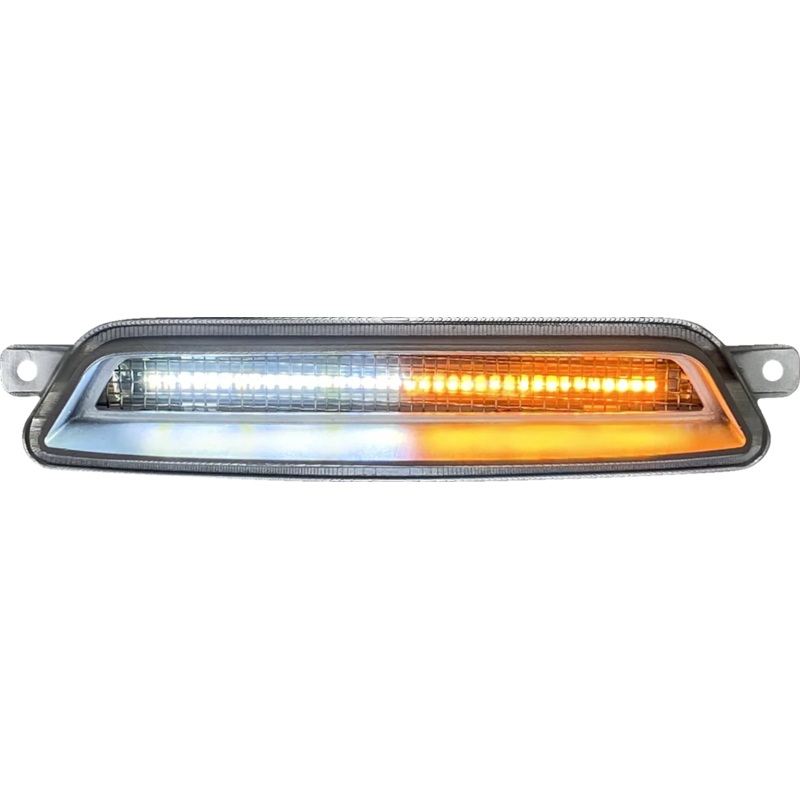 Custom Dynamics Fairing Vent Light – LED – Chrome CD-IND-V-C