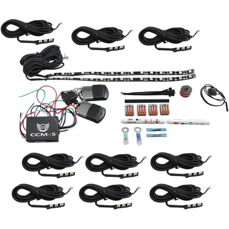 Custom Dynamics Full Lighted Engine Kit – Indian CD-IND-TMWK1