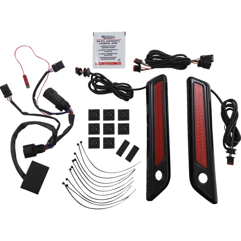 Custom Dynamics Latch Light – Saddlebag – Dual Color – Red – Black CD-SBL-DC-RB