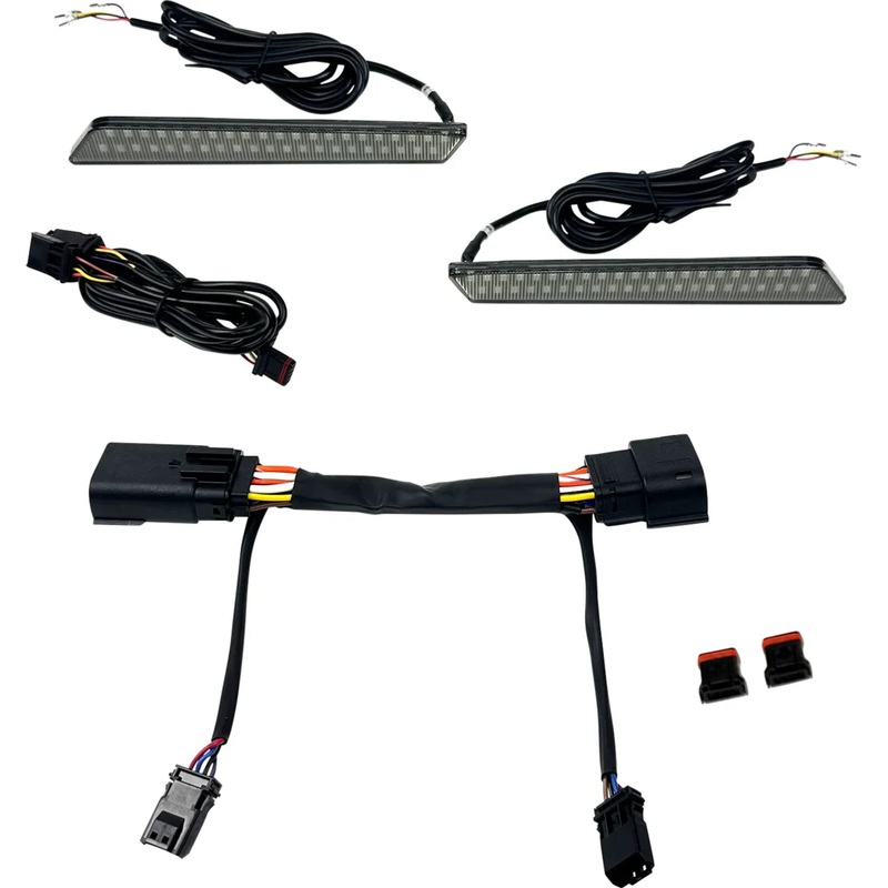 Custom Dynamics LED Latch Lights – Saddlebag – Smoke Lens CD-LATCH-23-S