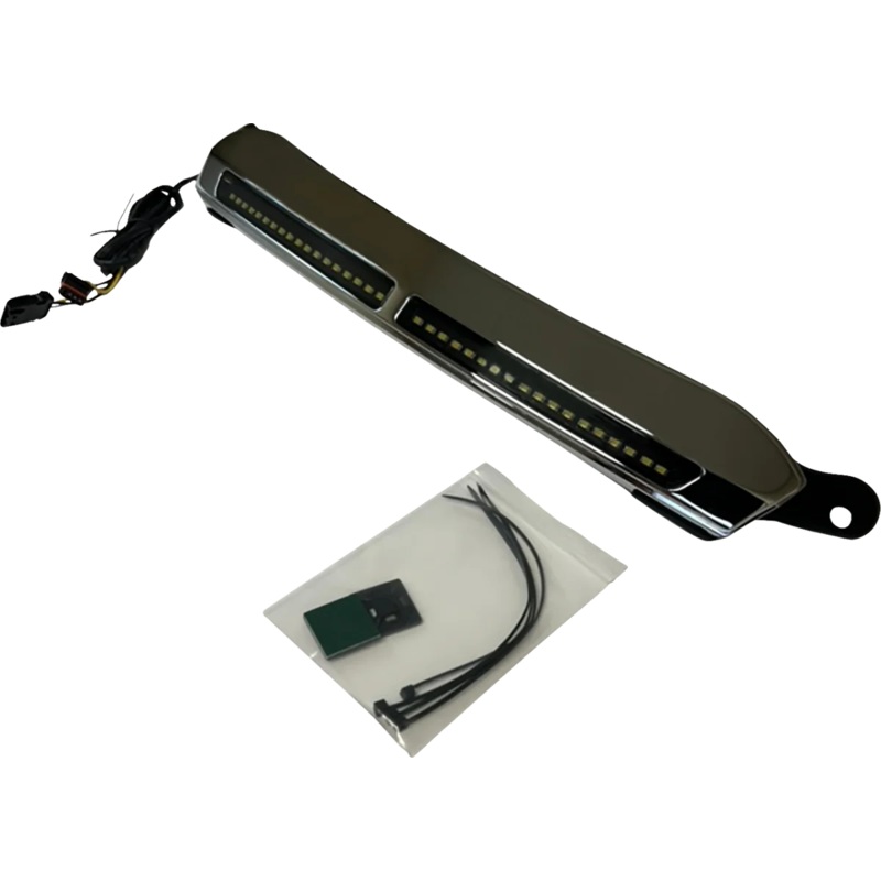 Custom Dynamics LED Windshield Trim – Chrome CD-RG-CV-W-C