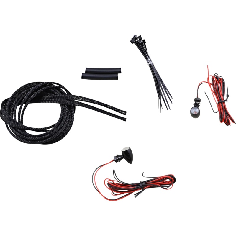 Custom Dynamics Micro Turn Signals – Red -Black CD-MICRO-R-B