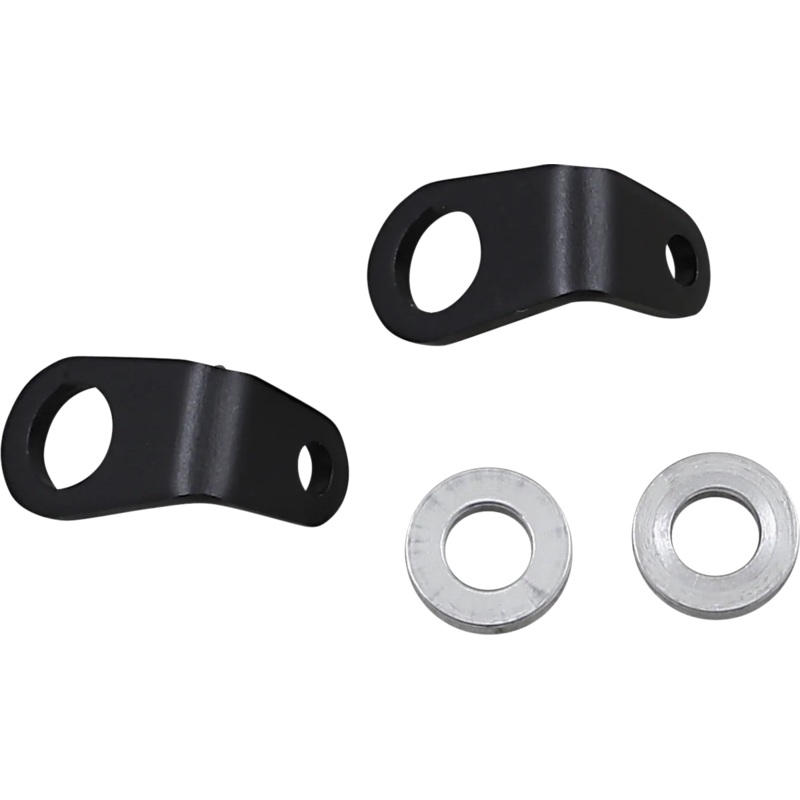 Custom Dynamics Mount – Micro Turn Signal – L-Bracket – Black CD-MICRO-LB