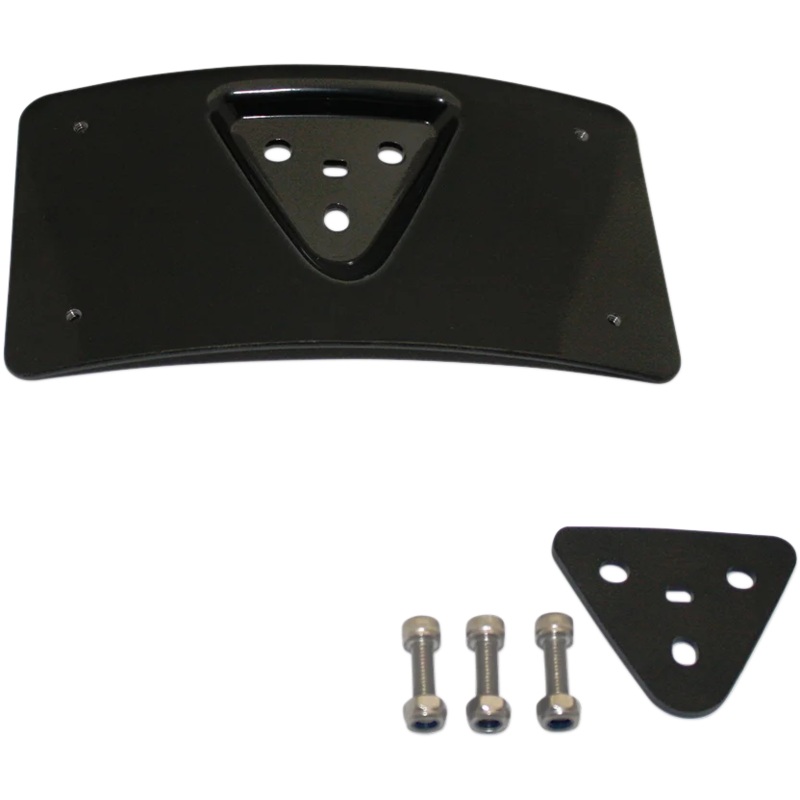 Custom Dynamics Radius License Plate Mount – Black CD-PFM-B