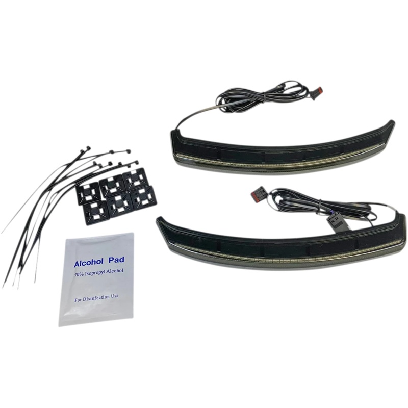 Custom Dynamics Saddle Bag Lights – Smoke Lens CD-INDBAG-SWN-S