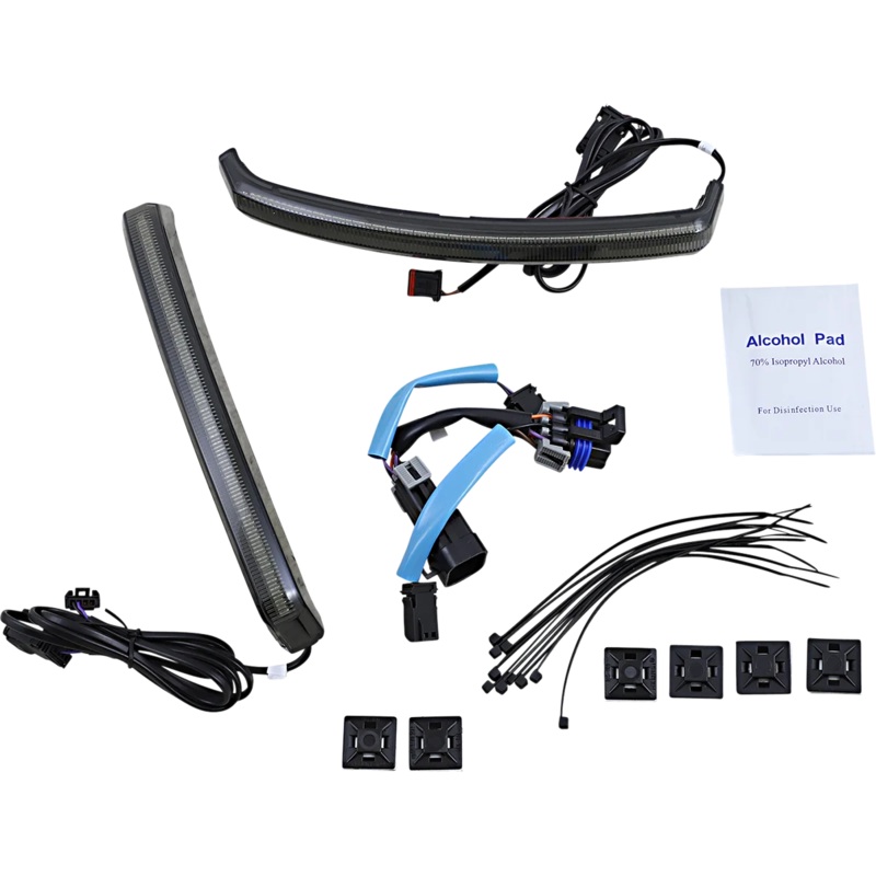 Custom Dynamics Saddle Bag Lights – Smoke Lens CD-INDBAG-SWP-S