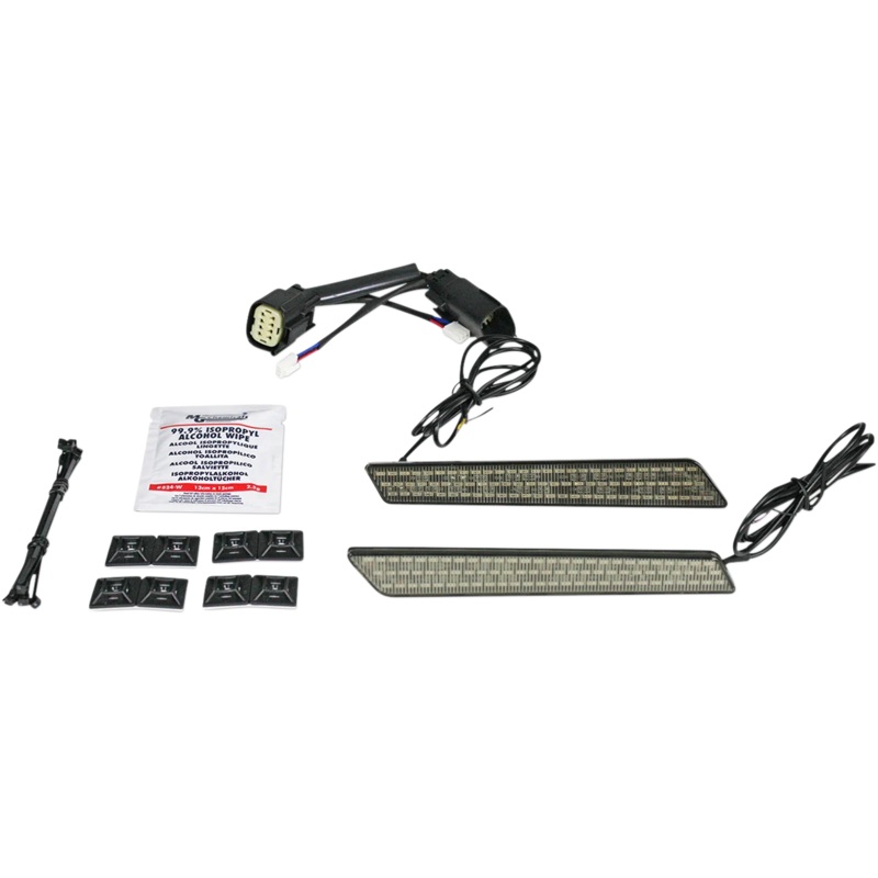 Custom Dynamics Saddlebag Latch Lights – SS8 – Smoke CD-LATCH-SS8-S