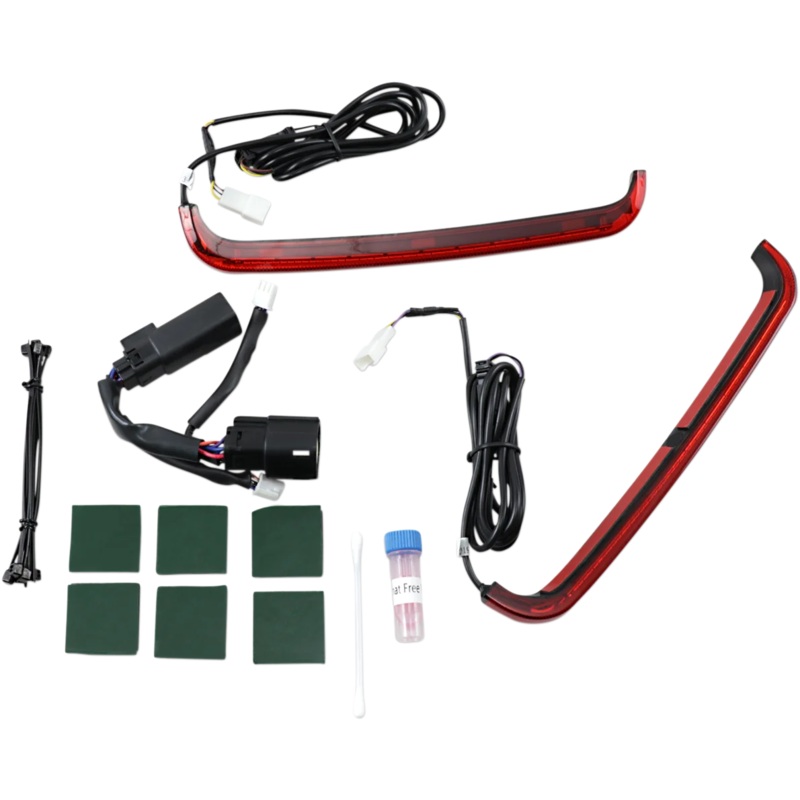 Custom Dynamics Saddlebag Lights – ’10-’13 – Red Lens CD-LP-SS6-R