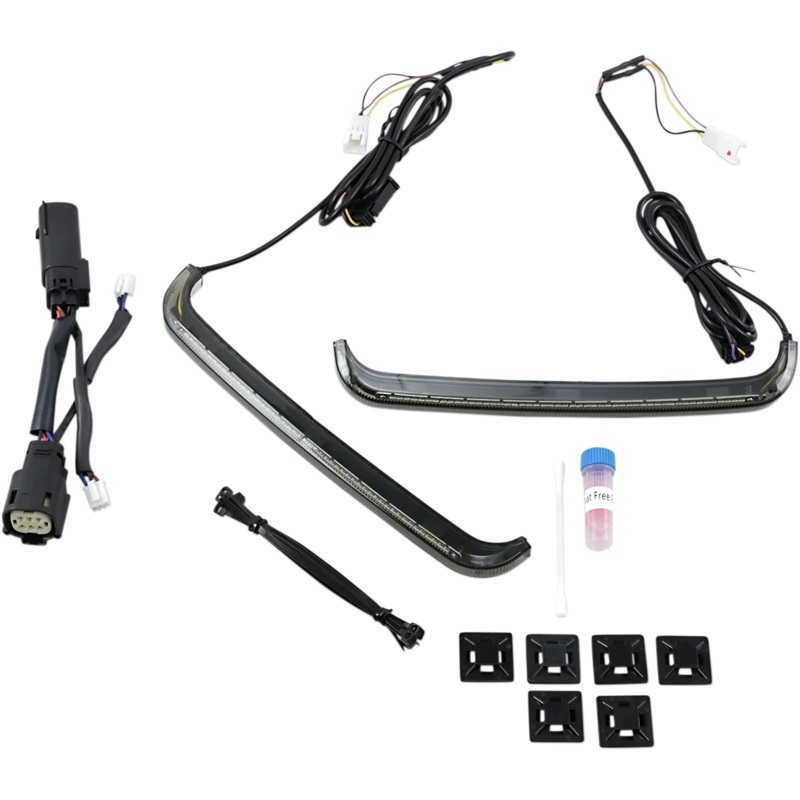 Custom Dynamics Saddlebag Lights – ’10-’13 Smoke Lens CD-LP-SS6-S