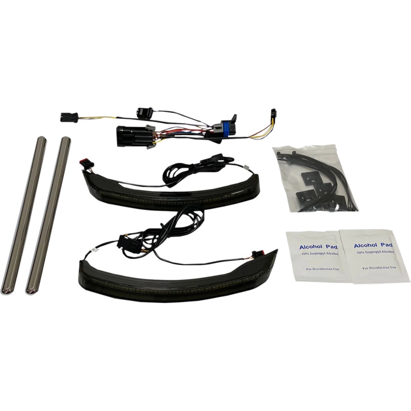 Custom Dynamics Saddlebag Lights – Low Profile – Smoke Lens – Indian CD-IND-SPR-V2-S