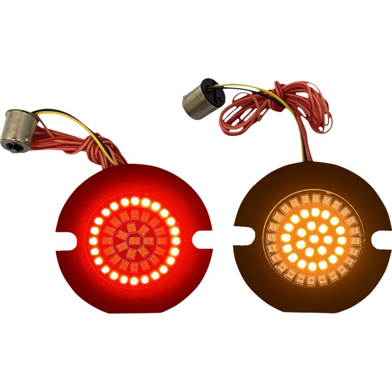 Custom Dynamics Flat Rear Turn Signal 1156 – Amber Lens GEN-4-AR2-1156T