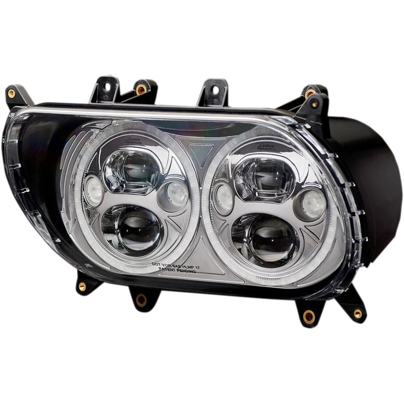 Custom Dynamics Headlight – Chrome – FLTR CDTB-RG-15-C