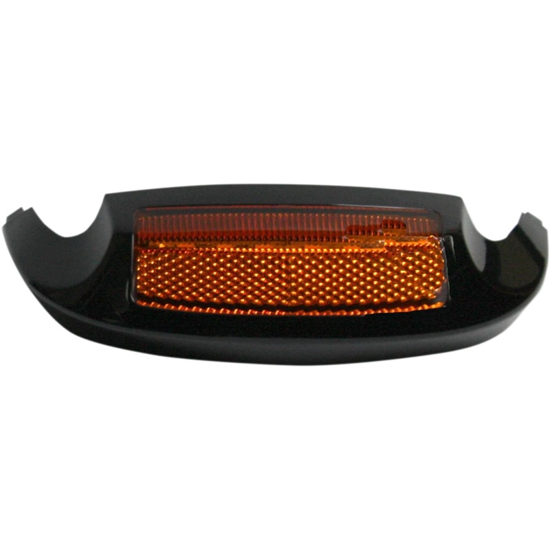 Custom Dynamics LED Front Fender Tip – Amber LED/Amber Lens – Black GEN-FT-AA-BLK