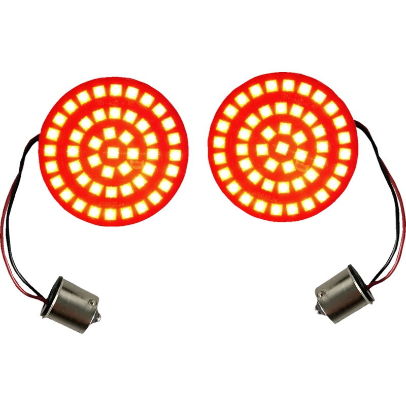 Custom Dynamics Turn Signal Insert – LED – Red – 1156 GEN-4-R-1156