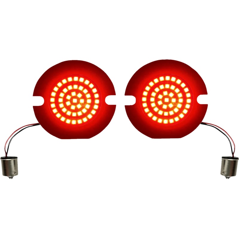 Custom Dynamics Turn Signal Insert – LED – Red – Flat GEN-4-R-1156-T