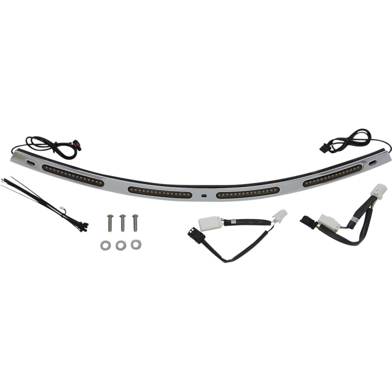 Custom Dynamics Windshield Trim – Chrome CD-WT2-01-C