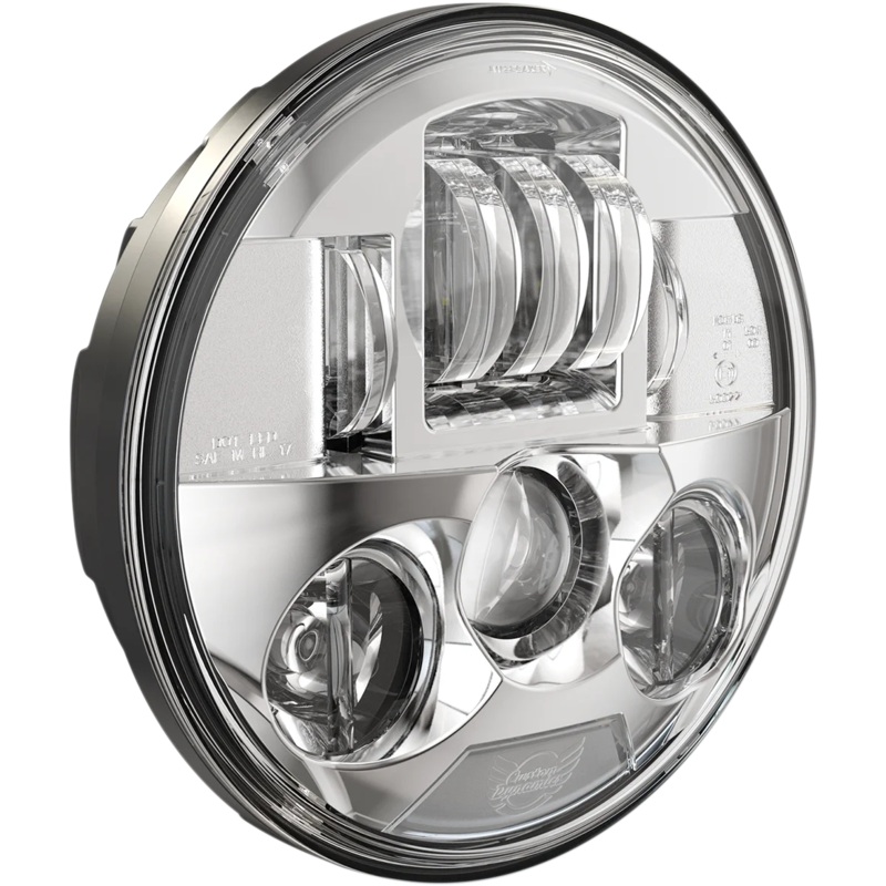 Custom Dynamics 7″ Probeam LED Headlamp – Indian – Chrome PB-7-IND-C