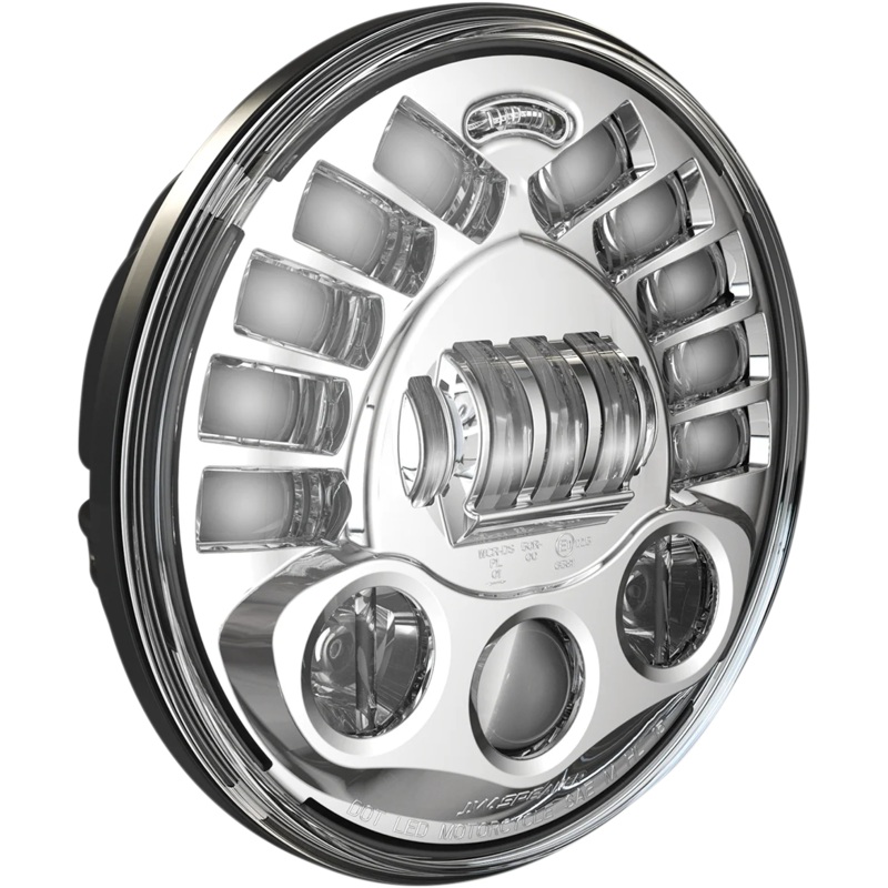 Custom Dynamics Adaptive Headlight with Mount – Chrome PB-7PA-C