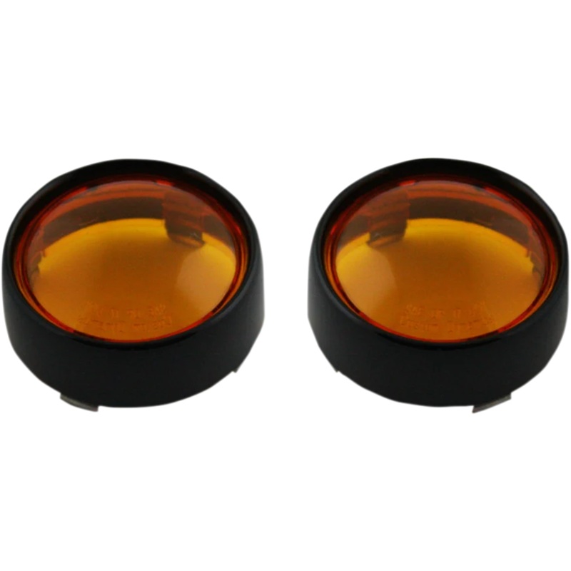 Custom Dynamics Bullet Signal Lenses – Black/Amber PB-B-BEZ-BA