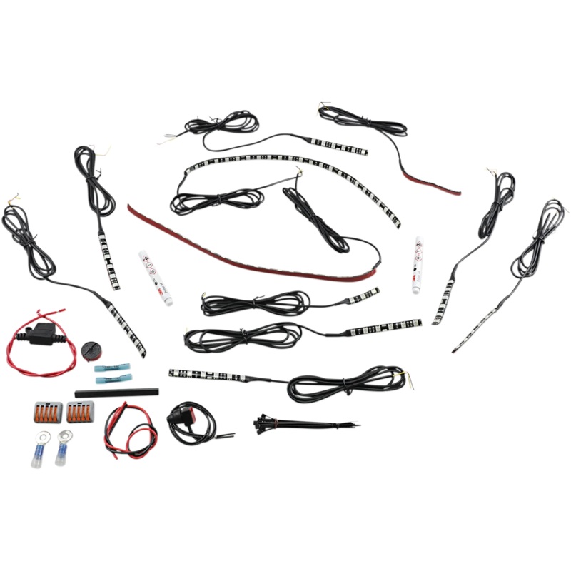 Custom Dynamics Engine Accent Light Kit – Indian – Red M2EK1-IND-RED