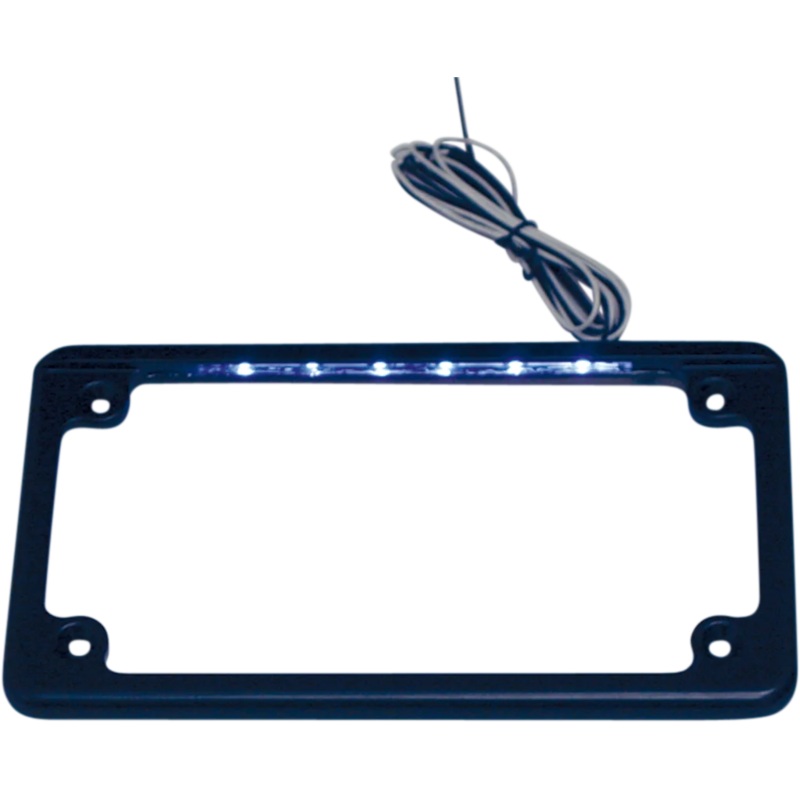 Custom Dynamics LED License Plate Frame – Black LPF-HRZ-B-LP