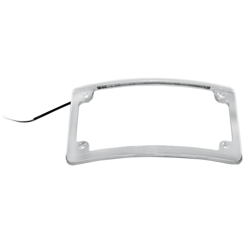 Custom Dynamics LED License Plate Frame – Chrome LPF-RAD-C-LP