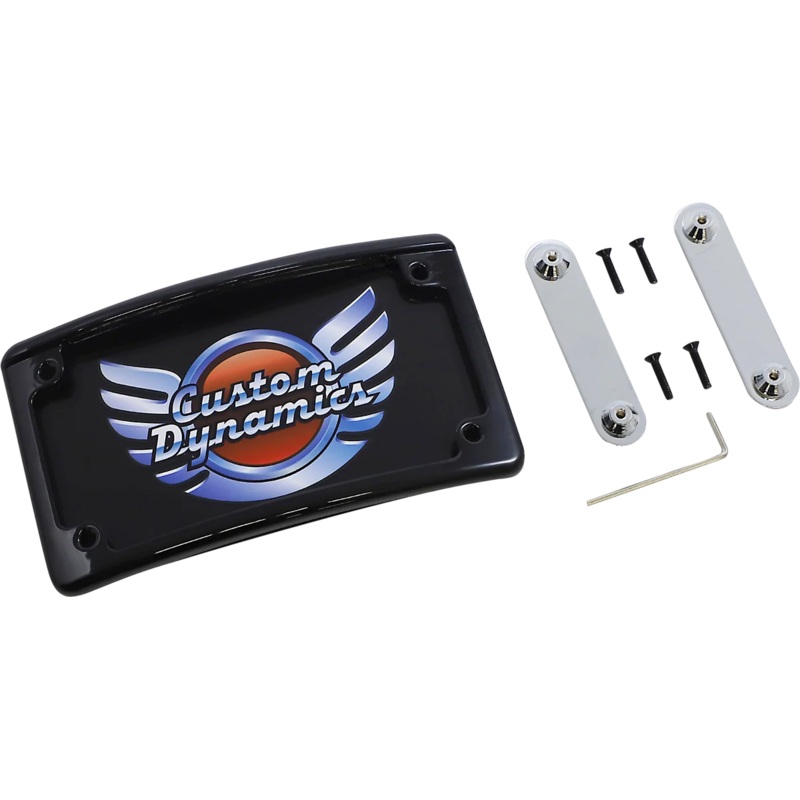 Custom Dynamics LED License Plate Frame – CVO – Black LPF-RAD-CVO-B