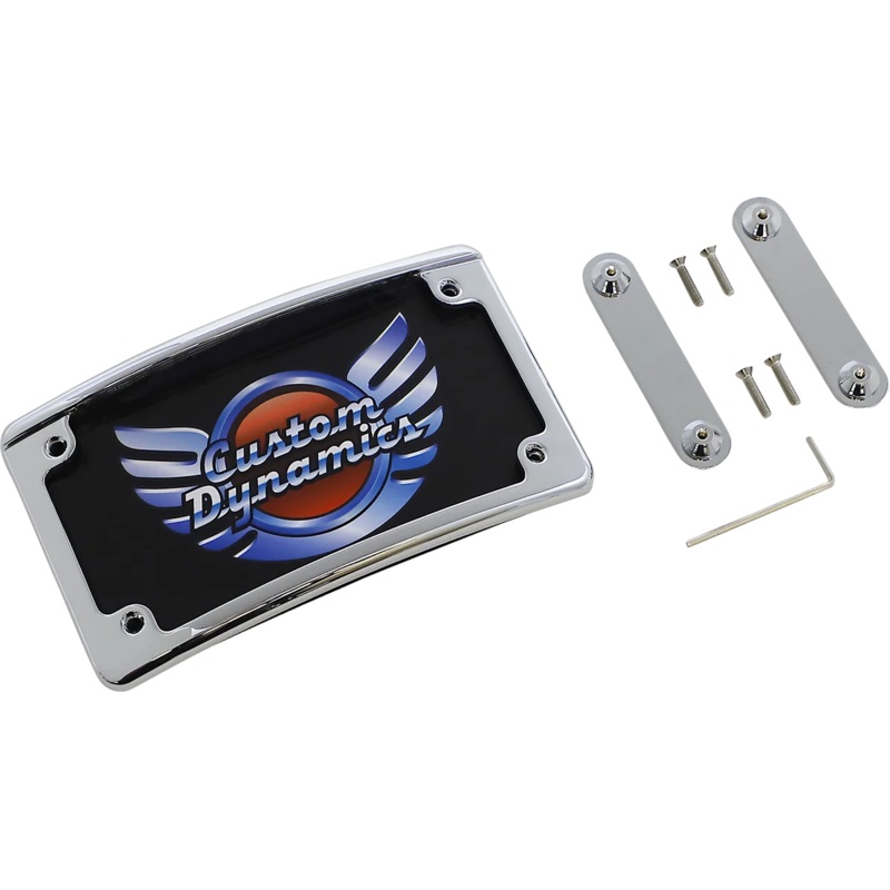 Custom Dynamics LED License Plate Frame – CVO – Chrome LPF-RAD-CVO-C