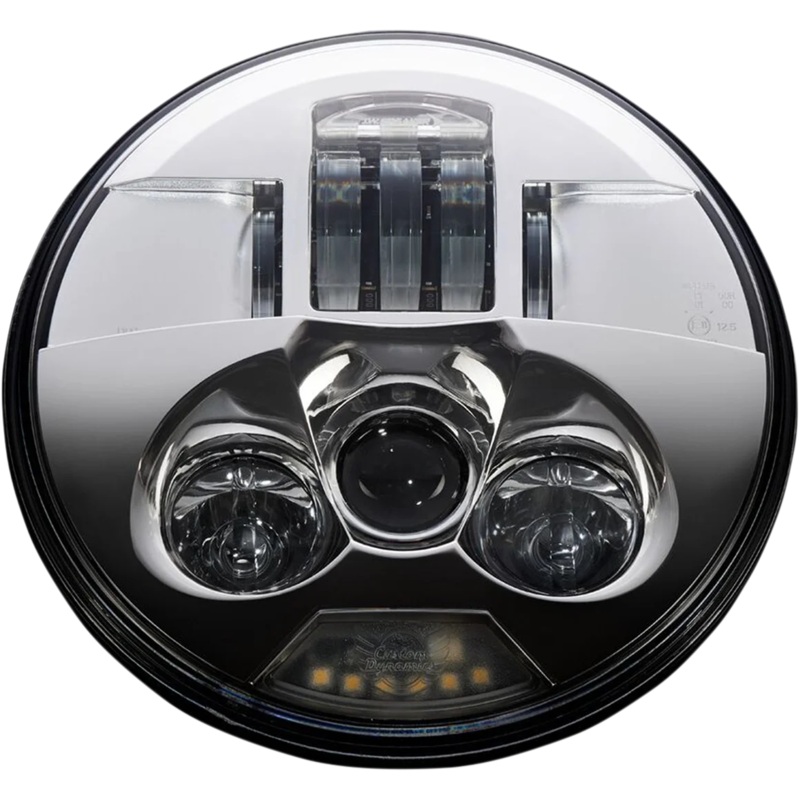 Custom Dynamics ProBEAM LED Headlamp 7″ – Chrome PB-7-C