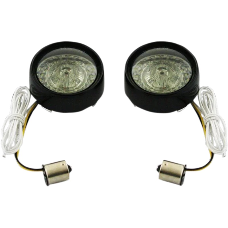 Custom Dynamics Bullet Turn Signal – 1156 – Gloss Black – Smoke Lens PB-BB-AW-1156BS