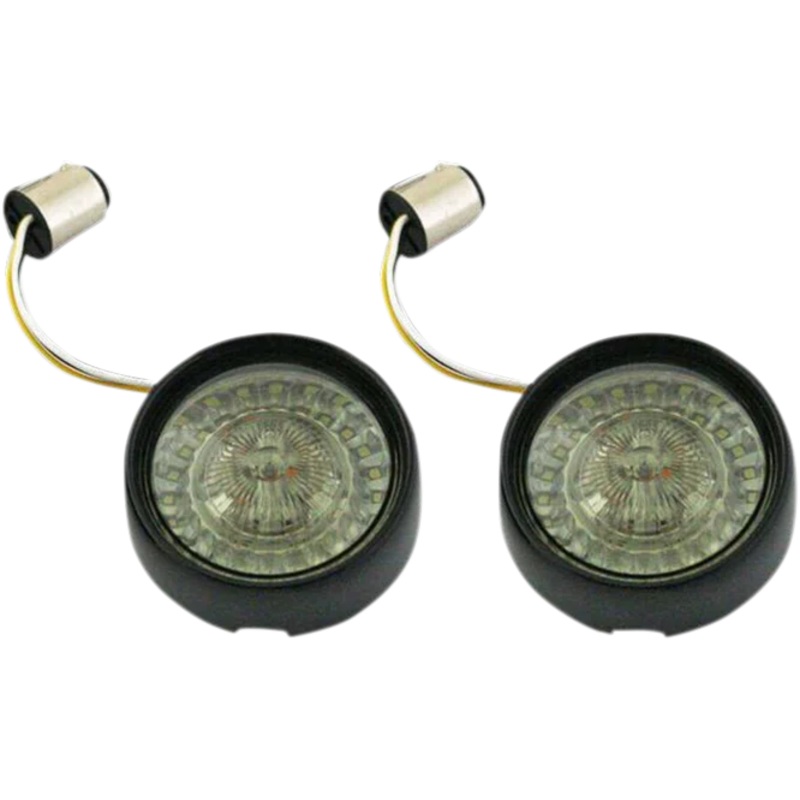 Custom Dynamics Bullet Turn Signal – 1157 – Gloss Black – Smoke Lens PB-BB-AW-1157BS