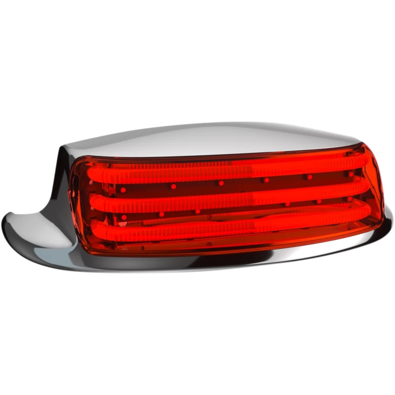 Custom Dynamics Fender Tip Light – Red Lens – Chrome PB-FT-TOUR-R-C