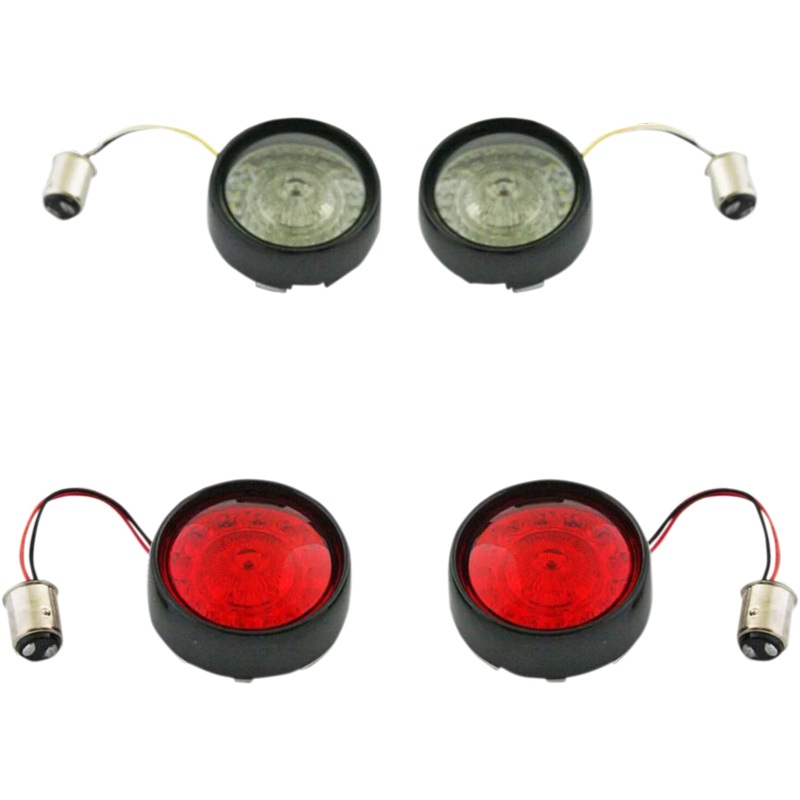 Custom Dynamics Full Bullet Turn Signal Conversion Kit – Black PB-BCM-BB-B