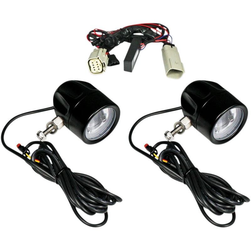 Custom Dynamics LED Fog Light – Trike – Black PB-FOG-TKE-B