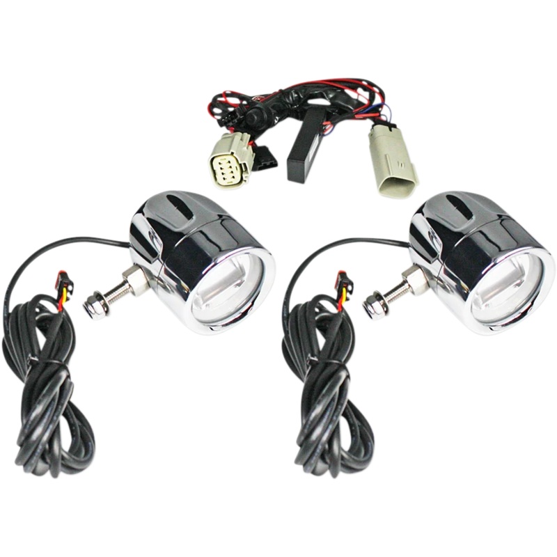 Custom Dynamics LED Fog Light – Trike – Chrome PB-FOG-TKE-C