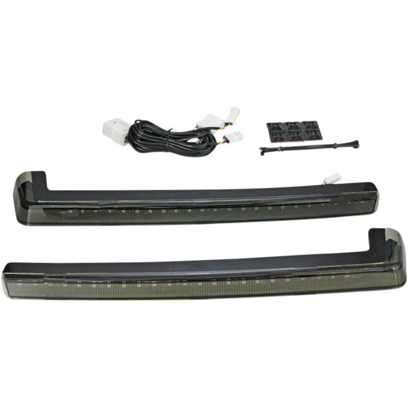 Custom Dynamics LED Run/Brake Tour-Pak Arms – Smoke Lens – ’06-’13 PB-TP-ARM-13S