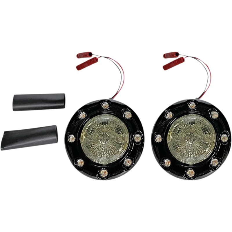 Custom Dynamics ProBEAM Bullet Ringz LED Turn Signals – Black/Smoke PB-BR-RR-IND-BS