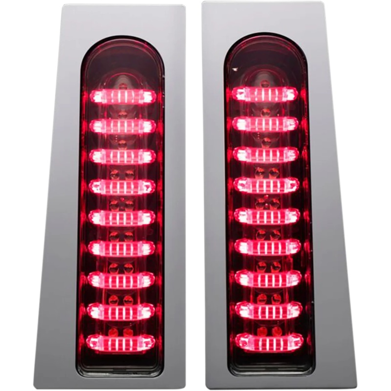 Custom Dynamics ProBEAM Fillerz Lights – Smoke – Chrome PB-FILL-S-C