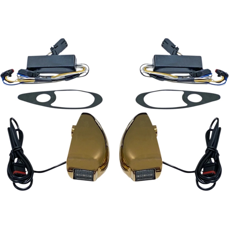Custom Dynamics ProBEAM Road Glide Turn Signals – Gold PB-RG-TS-15-G